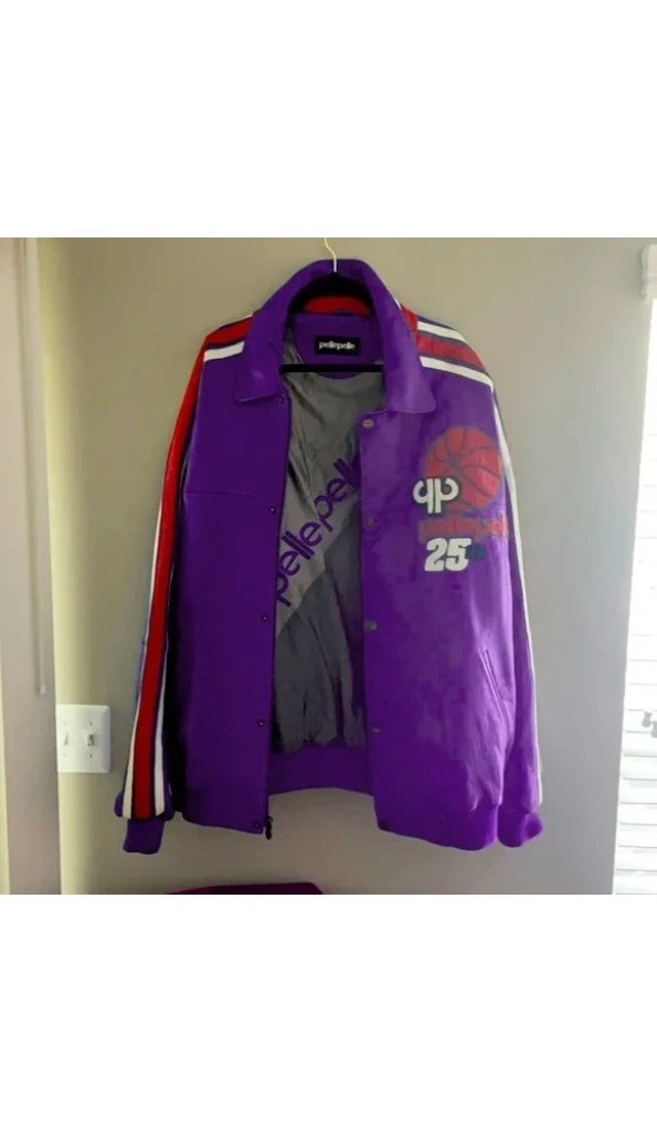 Pelle Pelle Purple Basketball 1978 Jacket | Leather Jacket
