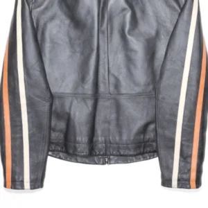 PELLE PELLE ATTRACTIVE BLACK BIKER JACKET view 2