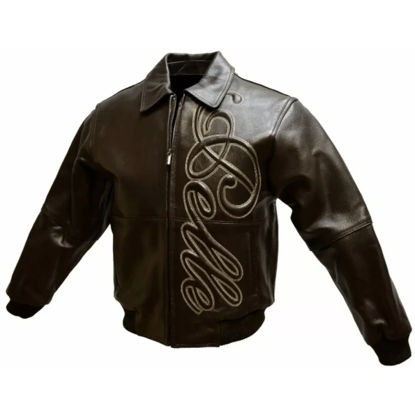 Pelle Pelle Bomber Dark Brown Leather Jacket view 1