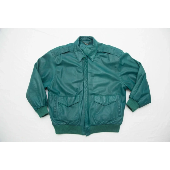 PELLE PELLE SUPERB MOTORCYCLE GREEN JACKET