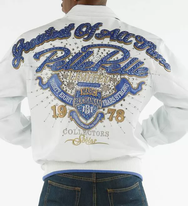 White Pelle Pelle Greatest Leather Jacket