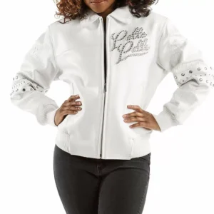 Bold White Pelle Pelle Leather Jacket view 2