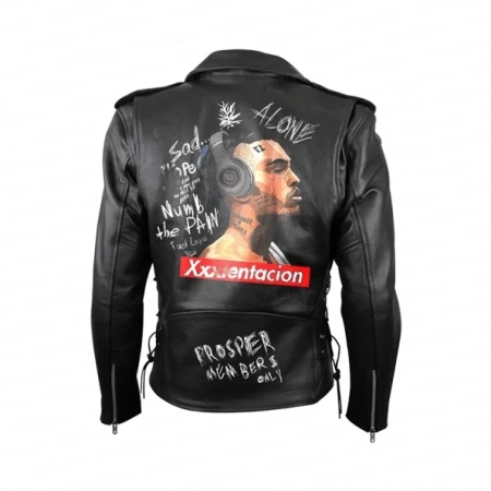 XXXtention Pelle Pelle Black Leather Jacket view 2