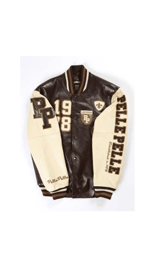 Pelle Pelle Brown Bomber Leather Jacket
