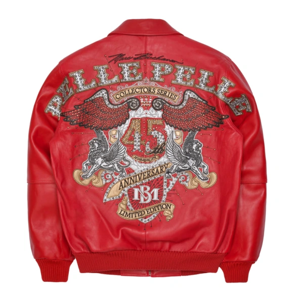 Pelle Pelle 45th Anniversary Red Jacket | Leather Jacket view 2