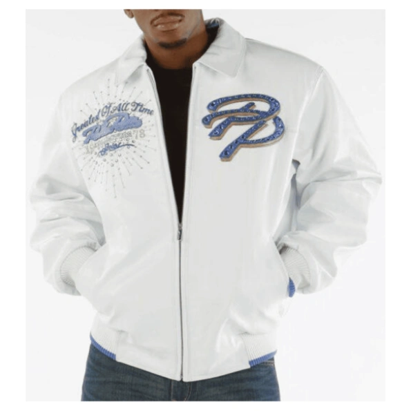 Pelle Pelle MB White Studs Leather Jacket | G.O.A.T