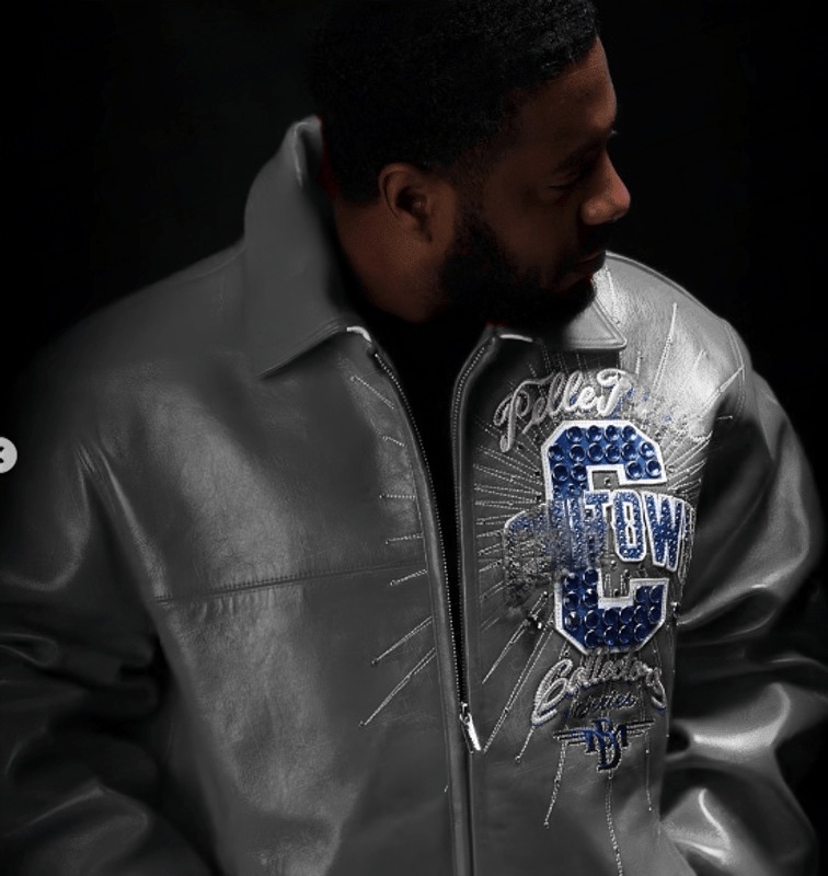 PELLE PELLE CHITOWN GRAY LEATHER JACKET view 2