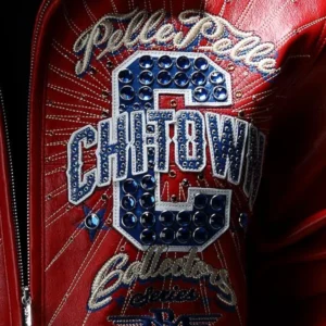 Pelle Pelle Red Chi-town MB Leather Jacket view 3