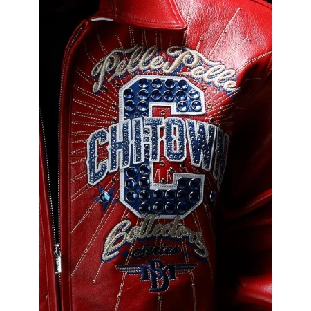 Pelle Pelle Red Chi-town MB Leather Jacket view 3