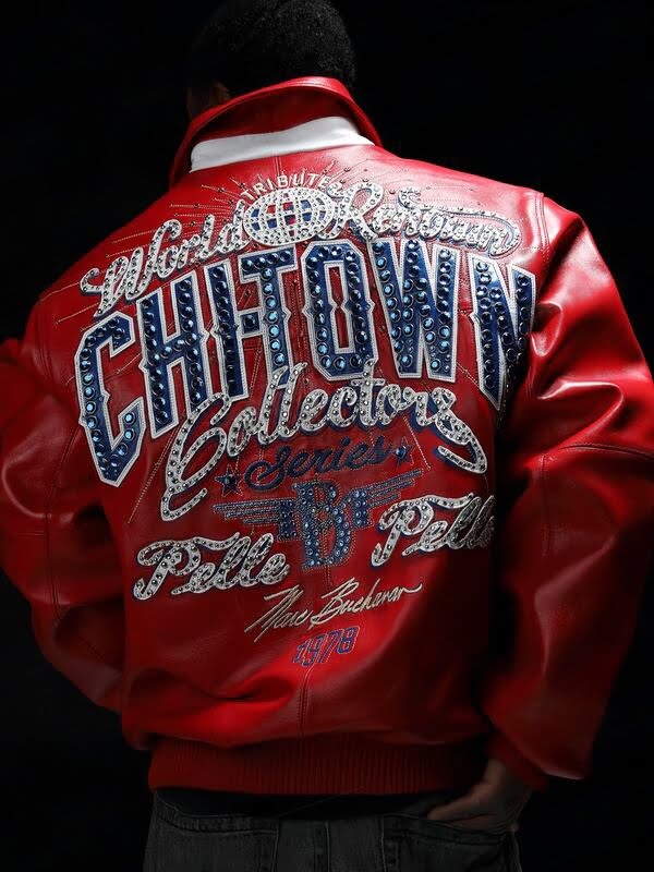 PELLE PELLE CHITOWN RED LEATHER JACKET