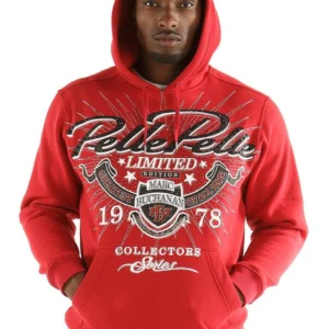 Pelle Pelle Red Greatest Of All Time Jacket | Wool Hoodie