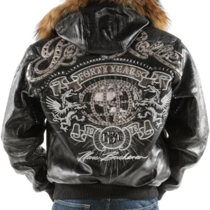 Pelle Pelle World Tour Men Leather Jacket | Hooded Jacket view 2