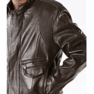 Pelle Pelle Dark Brown Ghost Leather Jacket | Men Jacket view 3