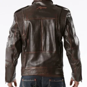 Pelle Pelle Dark Brown Ghost Leather Jacket | Men Jacket view 2