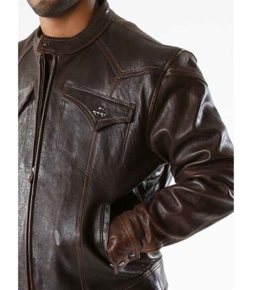 Pelle Pelle Men Ghost Biker Leather Jacket view 2