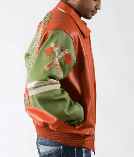 Pelle Pelle Men Renegade Leather Jacket | Chief Keef Jacket view 3