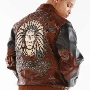 Pelle Pelle Men Brown Chief Keef Jacket | Legendary Jacket view 2