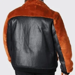 Pelle Pelle Men Leather Aviator Jacket | Fur Jacket view 2