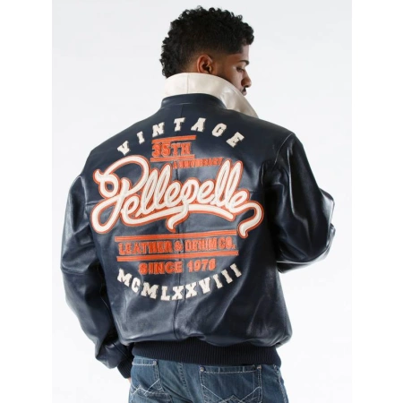 Pelle Pelle Men Vintage Leather Jacket | 35th Anniversary
