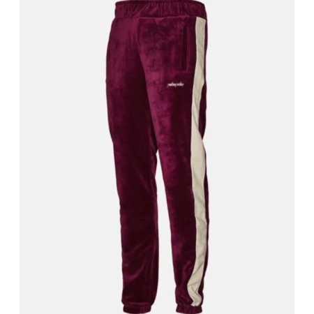 Pelle Pelle Red White Velvet Tracksuit | Men & Women view 3