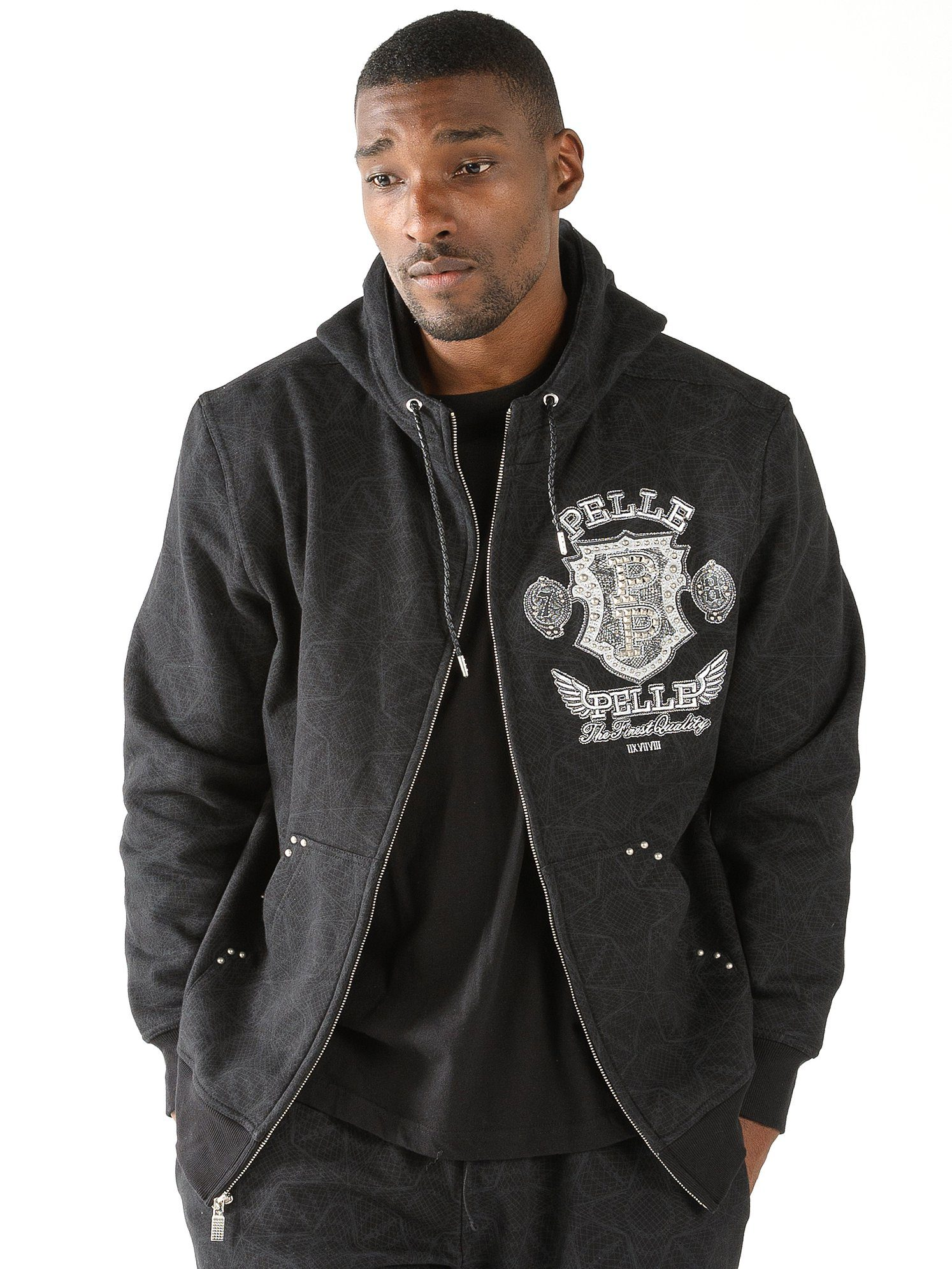 Pelle Pelle Men Eye On The Prize Tracksuit | Black Tracksuit view 1