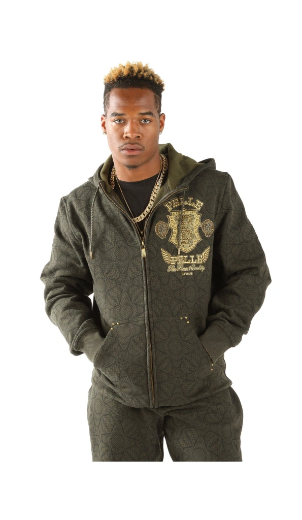 Pelle Pelle Men 1978 Green Wool Tracksuit