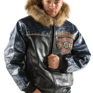 Pelle Pelle World Tour Croc Leather Jacket | Men Jacket