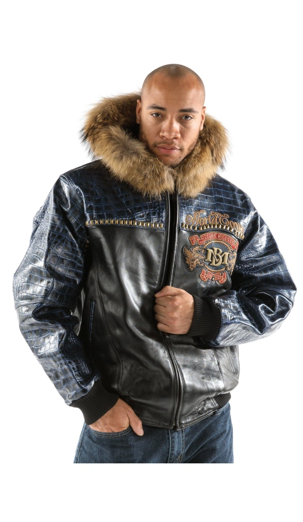 Pelle Pelle World Tour Croc Leather Jacket | Men Jacket
