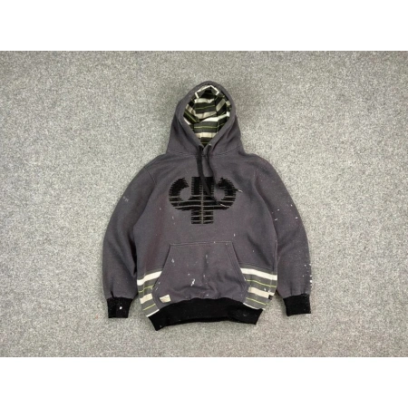 Pelle Pelle Grey Classic Wool Hoodie | Men & Women