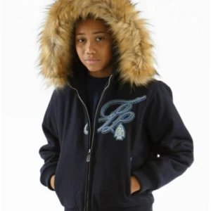 Pelle Pelle Trail Blazer Navy Blue Jacket | Wool Jacket view 2