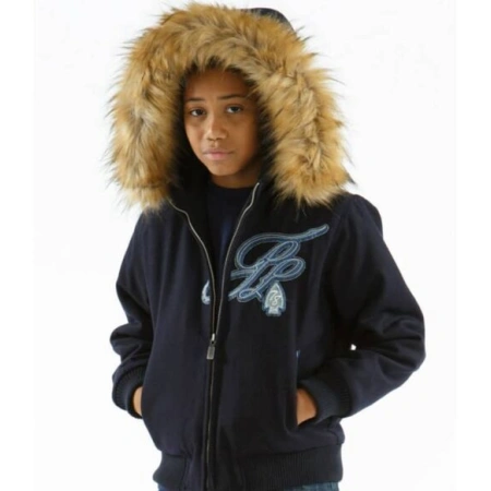 Pelle Pelle Trail Blazer Navy Blue Jacket | Wool Jacket view 2