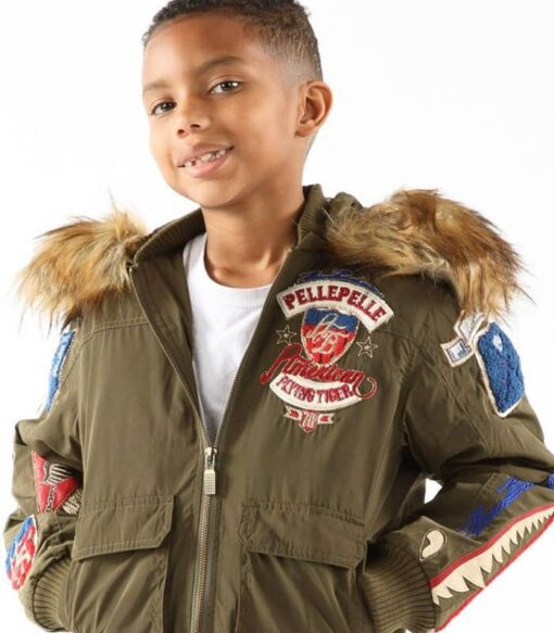Pelle Pelle American Bruiser Kids Jacket | Wool Jacket