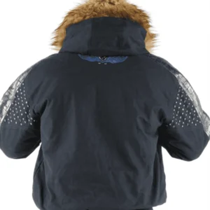 Pelle Pelle Airbourne Men Fur Hood Jacket | Studs Jacket view 2