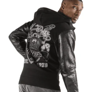 Pelle Pelle Black King Of Thrones Jacket | Hood Jacket view 3