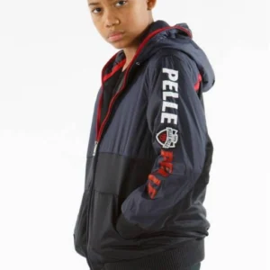 Pelle Pelle Kids Navy Blue Hood Jacket | MB Jacket
