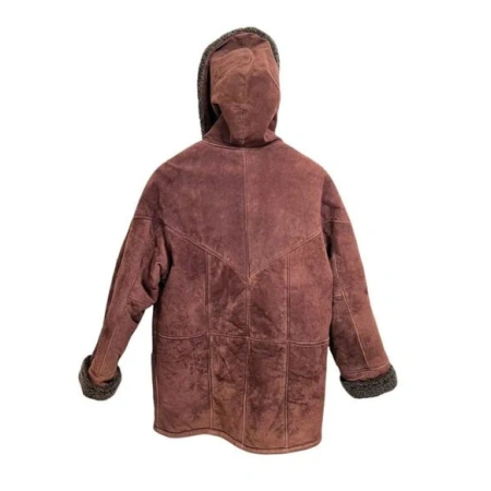 Pelle Pelle Sherpa Maroon Wool Coat | Men & Women view 2