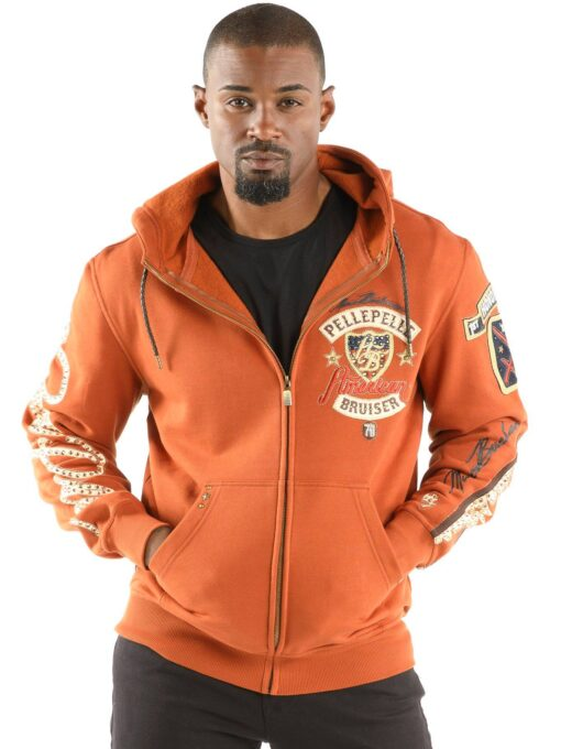 Pelle Pelle Orange American Bruiser Jacket | Wool Jacket