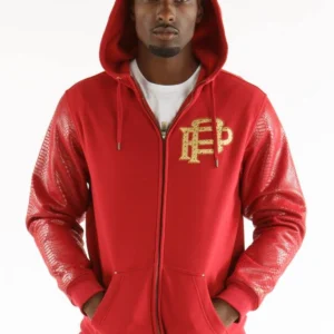 Pelle Pelle Red Elite Series Hood Jacket | Wool & Leather