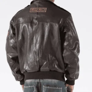 Pelle Pelle Dark Brown Men Biker Jacket | Leather Jacket view 2