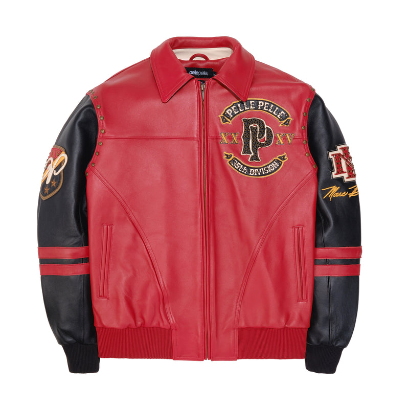 Pelle Pelle Panther Red Leather Jacket | Supply Co. Jacket