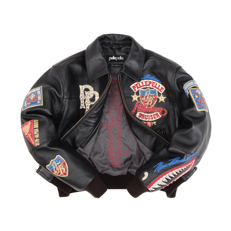 Pelle Pelle American Bruiser Cropped Jacket | Women Jacket view 3