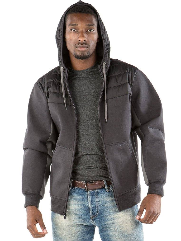 Pelle Pelle Men Players Inc. Wool Jacket | Black & Grey