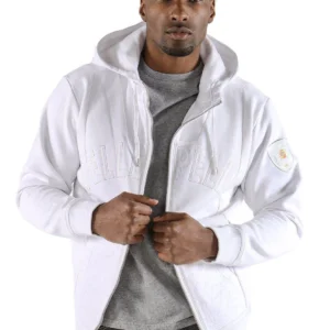 Pelle Pelle White Wool Hood Jacket | Men Jacket