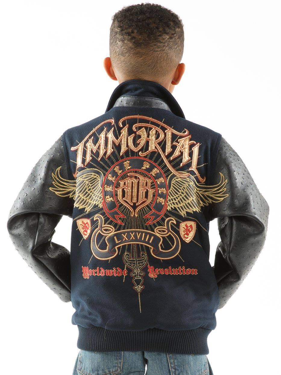 Pelle Pelle Kids Immortal MB Jacket | Wool & Leather