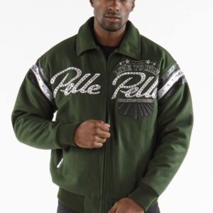 Pelle Pelle Green Wool Jacket