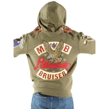 Pelle Pelle Beige American Bruiser MB Jacket | Wool Jacket view 2