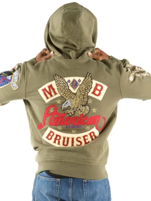 Pelle Pelle Beige American Bruiser MB Jacket | Wool Jacket view 2