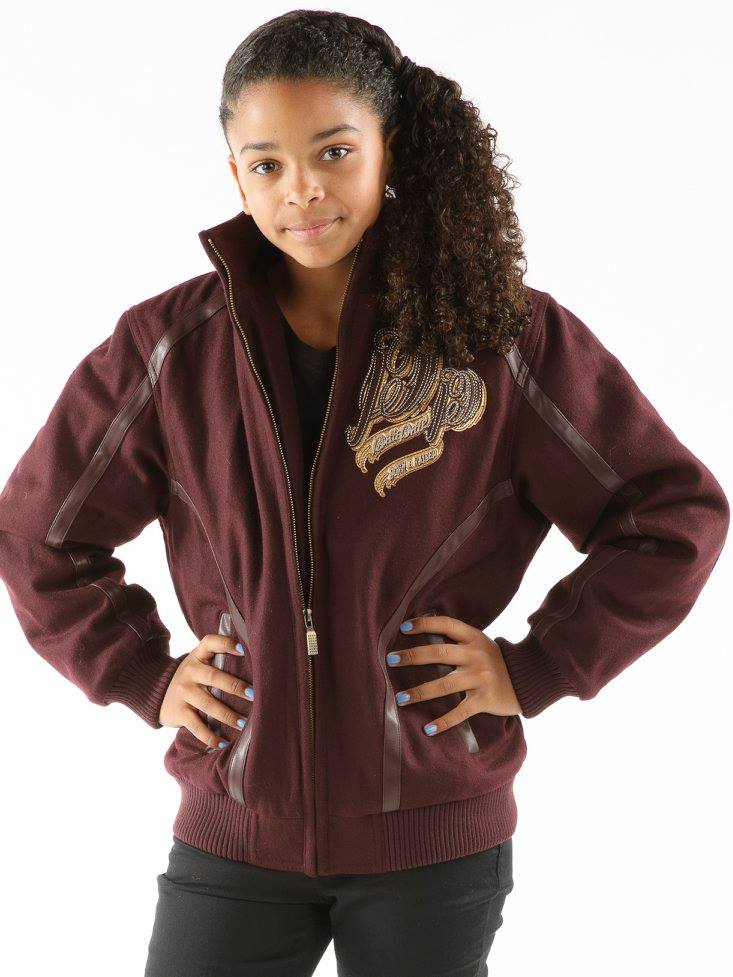 Pelle Pelle Born Maroon And Raised Hooded Jacket