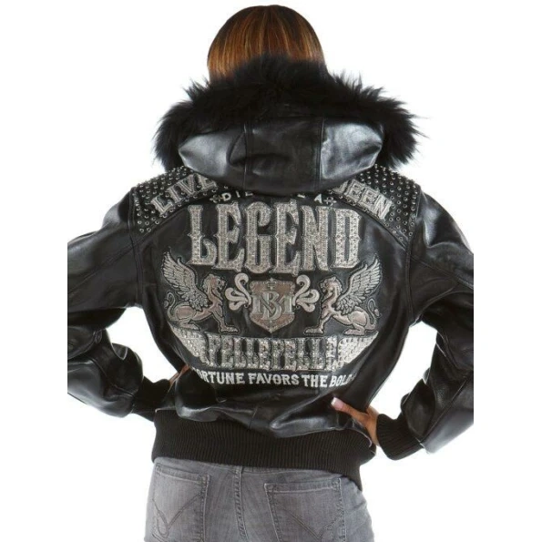 Pelle Pelle Legend Women Leather Jacket | Fur Hood Jacket