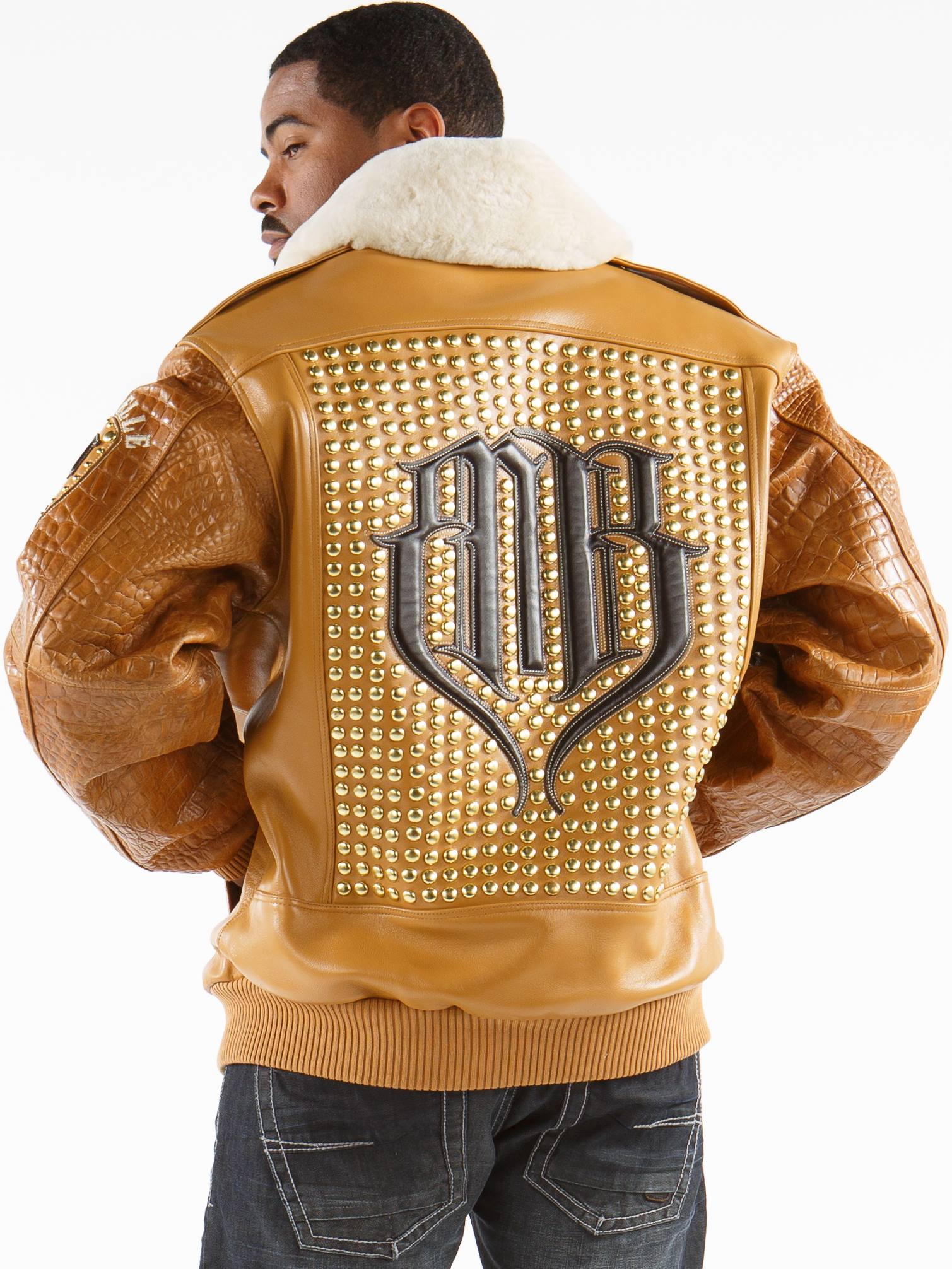 Pelle Pelle Mb Bomber Mustard Leather Jacket